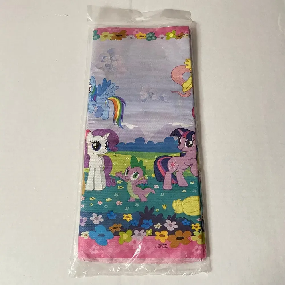 My Little Pony Party Lot Tablecover 8 Invitations Envelopes Hasbro DesignWare